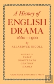 A History Of English Drama 1660-1900