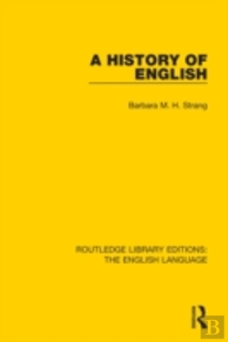Bertrand.pt - A History Of English (Rle: English Language)