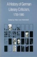 A History Of German Literary Criticism, 1730-1980
