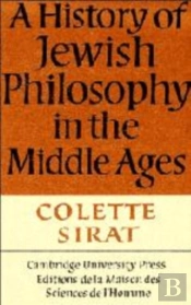 A History Of Jewish Philosophy In The Middle Ages
