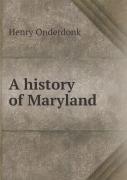 A History Of Maryland