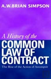 A History Of The Common Law Of Contract