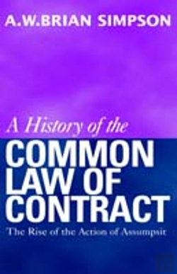 Bertrand.pt - A History Of The Common Law Of Contract