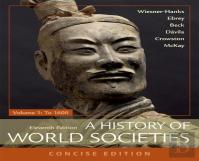 A History Of World Societies, Concise, Volume 1