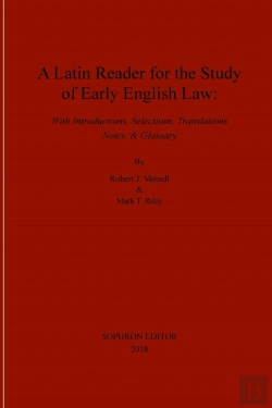 Bertrand.pt - A Latin Reader For The Study Of Early English Law