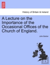 A Lecture On The Importance Of The Occas