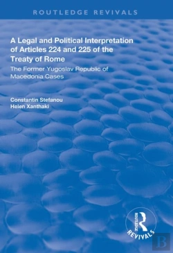 Bertrand.pt - A Legal And Political Interpretation Of Articles 224 And 225 Of The Treaty Of Rome