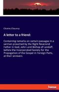 A Letter To A Friend