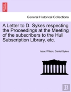 Bertrand.pt - A Letter To D. Sykes Respecting The Proc