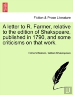 Bertrand.pt - A Letter To R. Farmer, Relative To The E