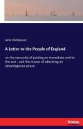 A Letter To The People Of England