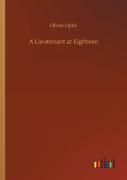 A Lieutenant At Eighteen