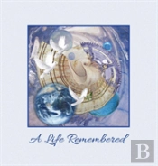 'A Life Remembered' Funeral Guest Book, Memorial Guest Book, Condolence Book, Remembrance Book For Funerals Or Wake