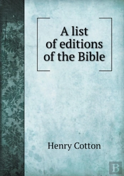 Bertrand.pt - A List Of Editions Of The Bible