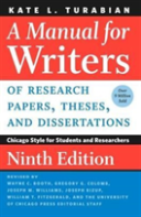 A Manual For Writers Of Research Papers, Theses, And Dissertations, Ninth Edition