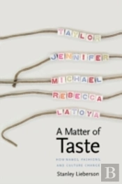 A Matter Of Taste