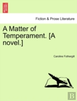 Bertrand.pt - A Matter Of Temperament. (A Novel.)