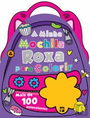 A Minha Mochila Roxa para Colorir