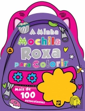A Minha Mochila Roxa para Colorir