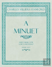 A Minuet - Sheet Music For Voice And Piano - Op. 155 - No. 1
