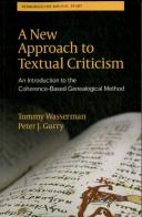 A New Approach To Textual Criticism