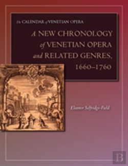 Bertrand.pt - A New Chronology Of Venetian Opera And Related Genres, 1660-1760