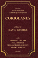 A New Variorium Edition Of Shakespeare Coriolanus Volume Ii