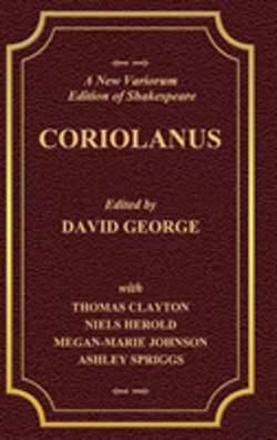 Bertrand.pt - A New Variorium Edition Of Shakespeare Coriolanus Volume Ii