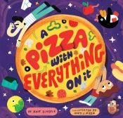 A Pizza With Everything On It