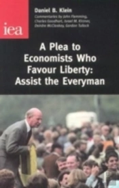 A Plea To Economists Who Favour Liberty
