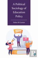 A Political Sociology Of Education Policy
