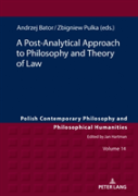 A Post-Analytical Approach To Philosophy And Theory Of Law