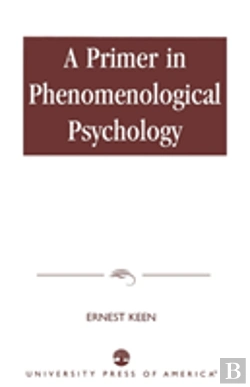 Bertrand.pt - A Primer In Phenomenological Psychology