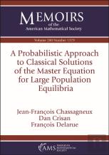A Probabilistic Approach To Classical Solutions Of The Master Equation For Large Population Equilibria