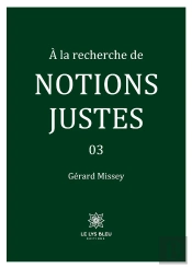 A Recherche De Notions Justes