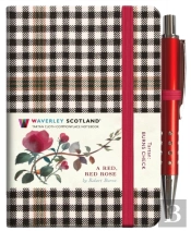 A Red, Red Rose Tartan Notebook (Mini With Pen) (Burns Check Tartan)