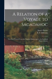 A Relation Of A Voyage To Sagadahoc : No