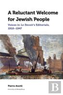 A Reluctant Welcome For Jewish People
