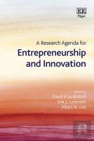 A Research Agenda For Entrepreneurship And Innovation