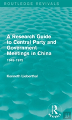 Bertrand.pt - A Research Guide To Central Party And Government Meetings In China