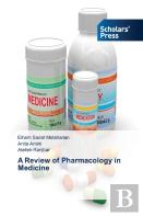 A Review Of Pharmacology In Medicine