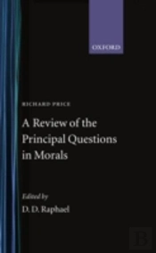 A Review Of The Principal Questions In Morals