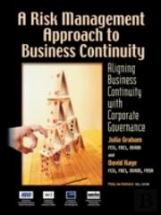 A Risk Management Approach To Business Continuity