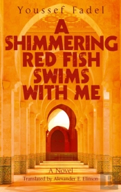 A Shimmering Red Fish Swims With Me