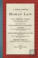 A Short History Of Roman Law (1906)