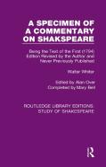 A Specimen Of A Commentary On Shakspeare