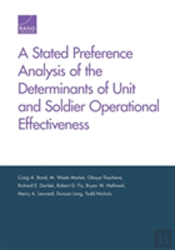 Bertrand.pt - A Stated Preference Analysis Of The Determinants Of Unit And Soldier Operational Effectiveness