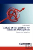 A Study Of Best Practices For Succession Management