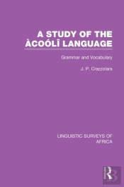 A Study Of The Acooli Language