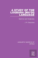 A Study Of The Logbara (Ma'Di) Language